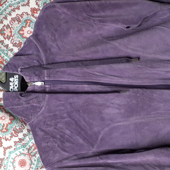 Danskin Now Purple Zip Up Jacket, Size M - Picture 3 of 9
